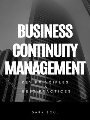 cover image of Business Continuity Management